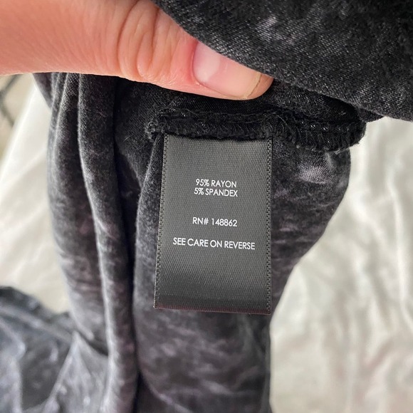 Torrid Black Acid Washed Super Soft Button Up Front Skater Skirt 2 2X 18/20 - Picture 3 of 8